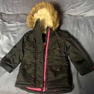 Windbreaker puffer coat